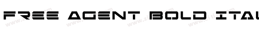 Free Agent Bold Ital字体转换 Free Agent Bold Ital字体转换